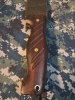 Custom large machete full saw back