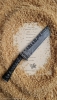 Indestructible Post-Apocalyptic Nata. Hand-Forged 80CrV2 Survival Cleaver.