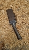 Handmade Japanese Style Nata Tool - 80CrV2 Carbon Steel Bushcraft Cleaver. Rustic Survival Hatchet, Jut Micarta & Ash Wood Sheath. Outdoor Picnic Machete