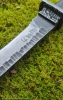 Handmade Japanese Nata Knife- Heavy Duty Survival Cleaver, A Hand Forged 80CrV2 Steel, Jute Micarta Handle,Ash Wood & Micarta Sheath- Bushcraft Tool