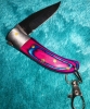 Mini Handmade Folding knife keyring 