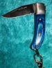 Mini Handmade Folding knife keyring 