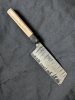 Aogami 2 San Mai ko-nakiri with tamarisk and hornet's nest handle.