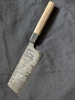 Aogami 2 San Mai ko-nakiri with tamarisk and hornet's nest handle.