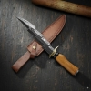 Damascus Dagger Handmade Athame Knife Unique Groomsmen Gift