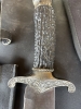 Deer picture inlay 10” Bowie knife
