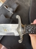 Deer picture inlay 10” Bowie knife