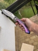 MaxAce Vortex CPM 3V Titanium with Timascus inlay 
