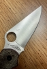 Spyderco Para 3 Brown Canvas Micarta with Cru-Wear Steel Blade