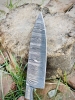 Custom Hand-Forged Damascus Chef Knife with Rosewood & Damascus Bolster Handle