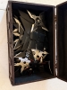 50 plus throwing stars in wood box