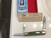 1990 Case XX Classic MB6391 Limited Green Bone Whittler Pocket Knife BOX&COA