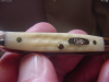 Case XX 2003 Pocket WornNatural Smooth Bone Small Stockman 6333  SS MIB #00292