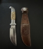 Vintage R.H. Ruana Bonner Montana \"M\" Stamp Custom Fixed Blade Knife
