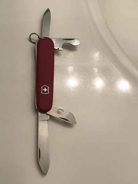 Vintage Victorinox Recruit Swiss Army Knife Switzerland Stainless Rostfrei  OFFICIER SUISSE