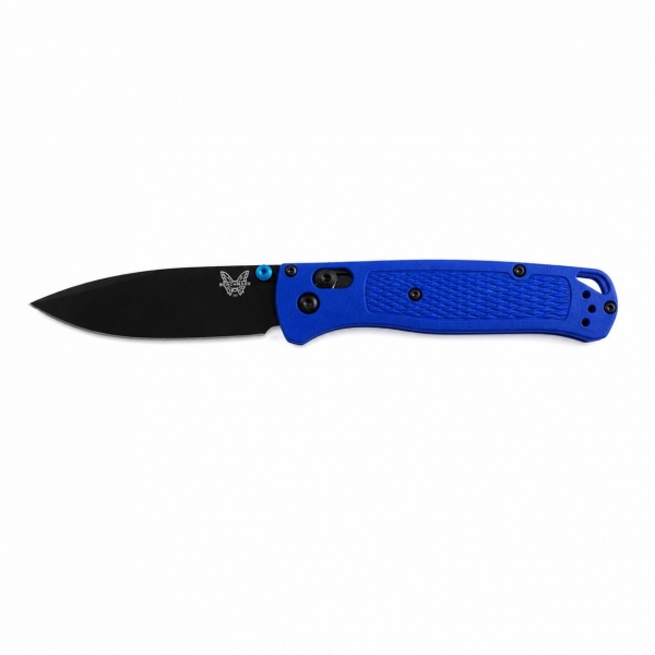 Benchmade Bugout 535 Custom Blue Grivory Drop Point