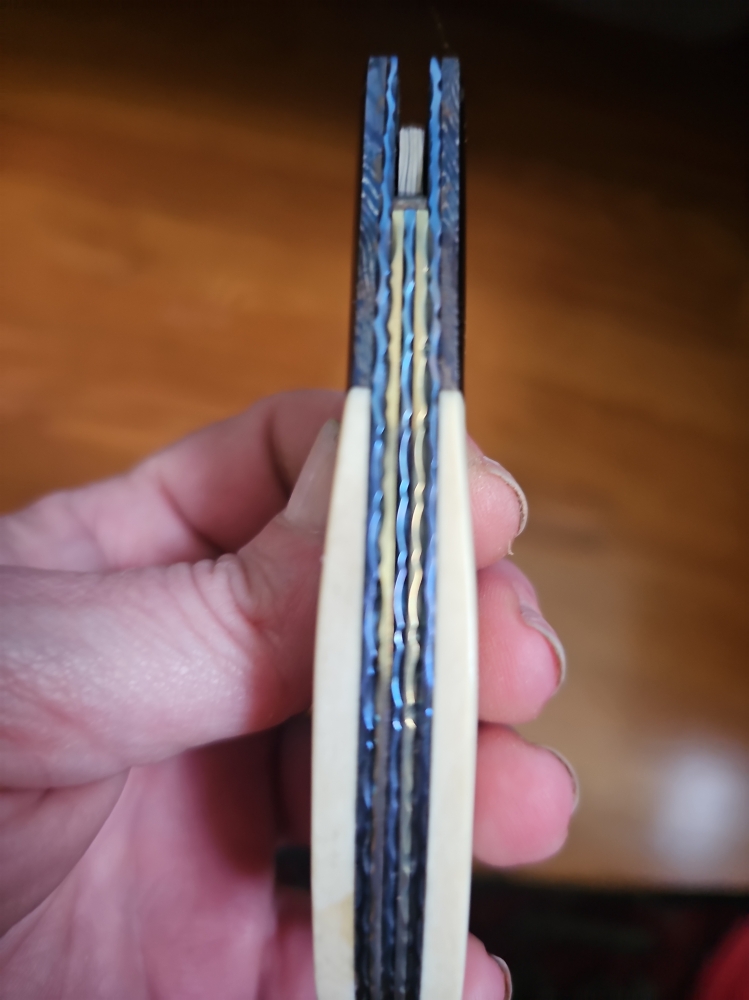 Master Bladesmith Steve Schwarzer Damascus Folder