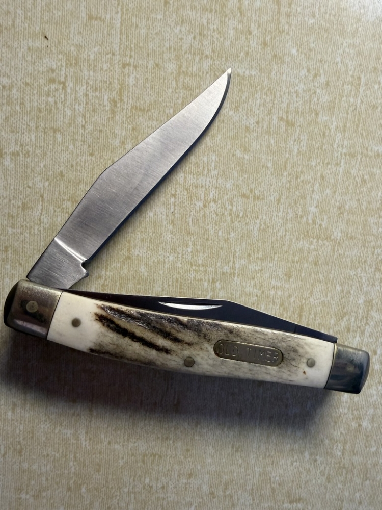 Schrade USA 77ST Improved Muskrat - Factory-Built Stag - Mint in Original Box - Complete