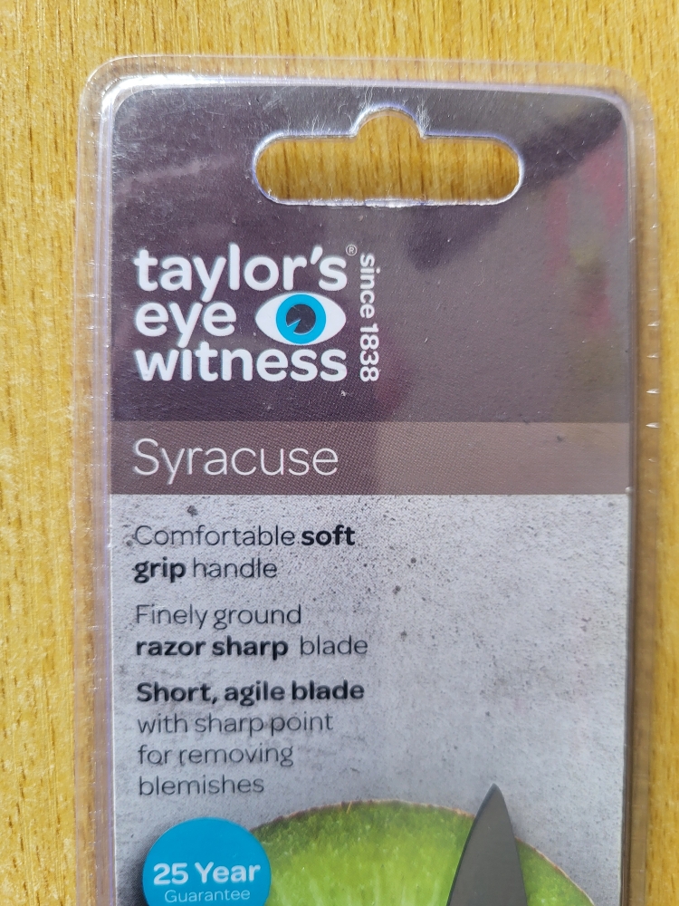 Taylor's Eye Witness Syracuse Paring Knife (Air Force Blue, 8cm) - RST101A