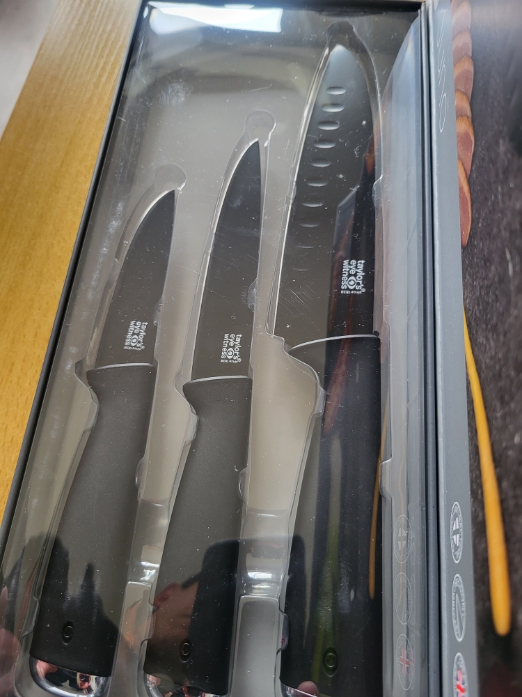 Taylor's Eye Witness Juno 3-Piece Kitchen Knife Set (Chrome Edition) - LMS28CHBST