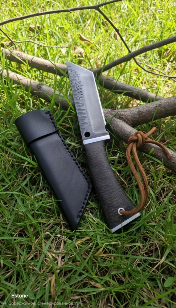 Hand Forged 80CrV2 Tanto Nata 