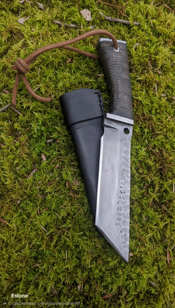 Hand Forged 80CrV2 Tanto Nata 
