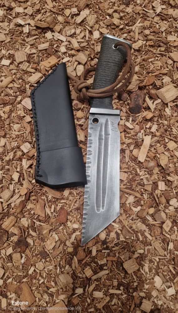Hand Forged 80CrV2 Tanto Nata 