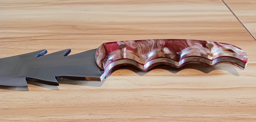 Custom Hunting Knife, Forged High Carbon Steel Blade, Handmade in USA Camping & Survival Knife
