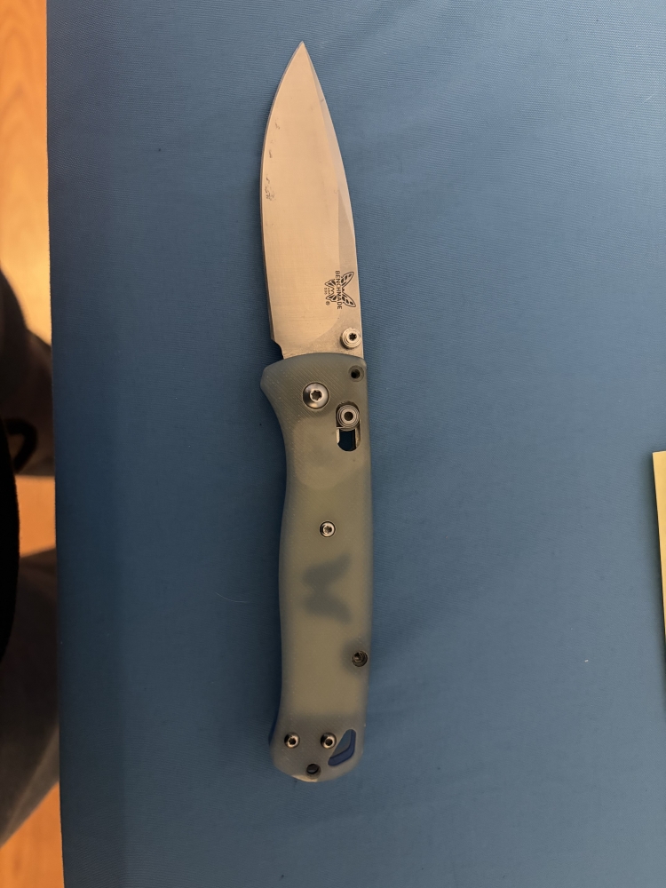 Bogout Axis Jade G-30 bench made knife