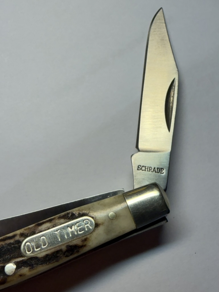 Schrade USA 34ST Middleman Stockman - Factory-Built Genuine Stag - Mint in Original Box & Complete