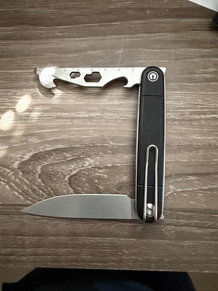 CIVIVI Crit Front Flipper Knife with Multi-tool G10 handle 