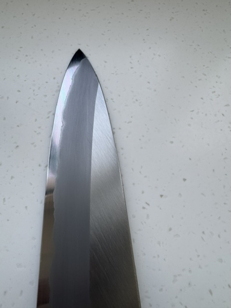 Nakagawa White #1 Stainless Clad Migaki Gyuto 240mm