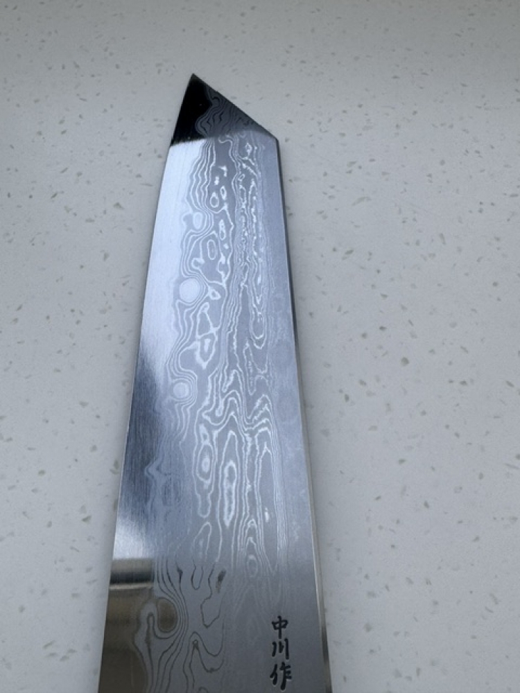 Nakagawa x Myojin Blue 1 Damascus 240mm Kiritsuke Gyuto