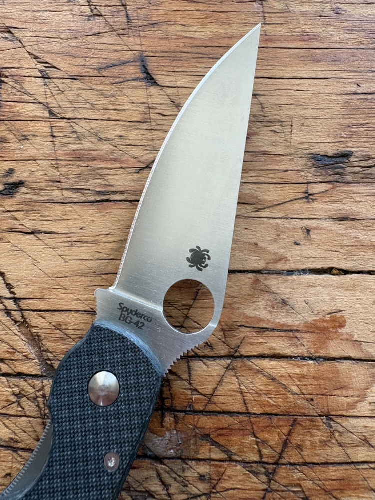 Spyderco Military Carbon Fiber C36CFBGP GF Sprint Run | Discontinued