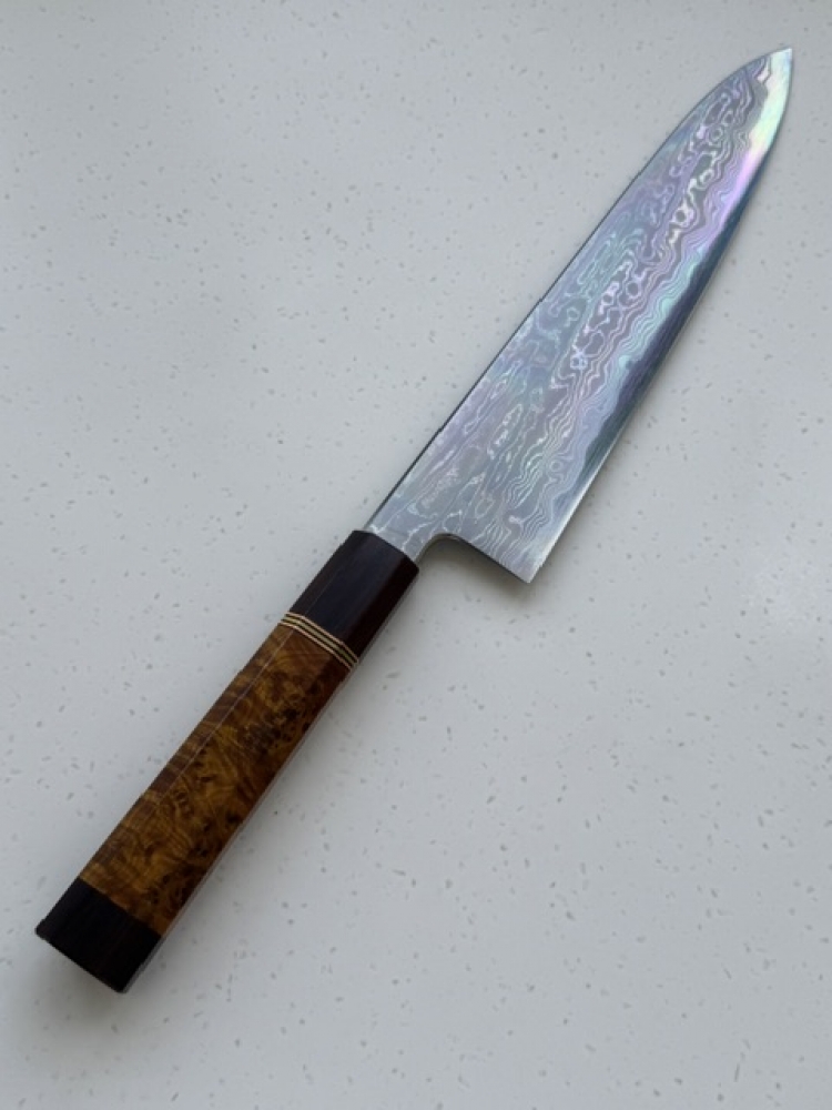 Nakagawa x Myojin Blue 1 Damascus 240mm Gyuto