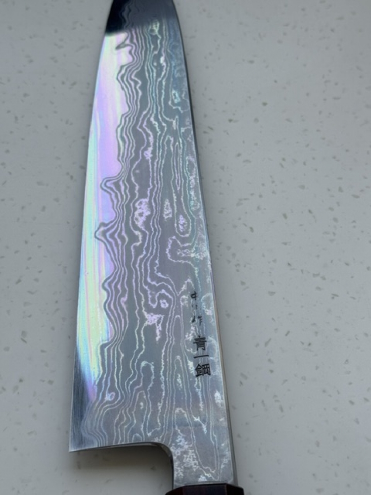 Nakagawa x Myojin Blue 1 Damascus 240mm Gyuto