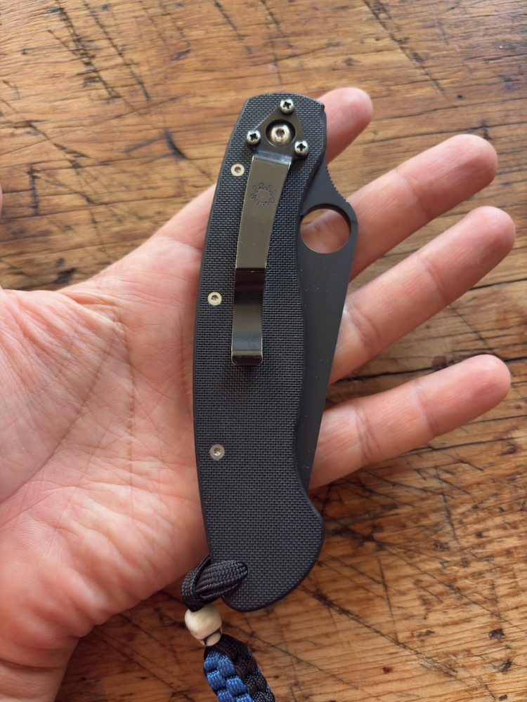 Spyderco Military 1 C36GPSBK (CPM-S30V, Black Combo Edge) - 2007 Vintage 'AG' Box Error
