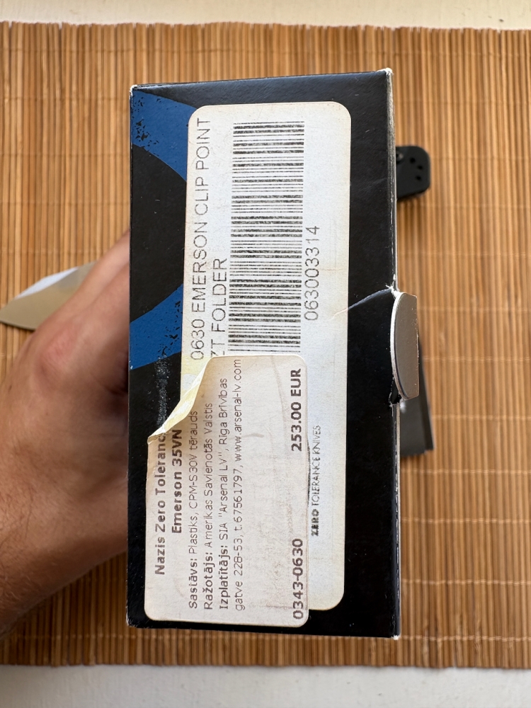 0630 EMERSON ZT Folder USA S35VN | Discontinued model