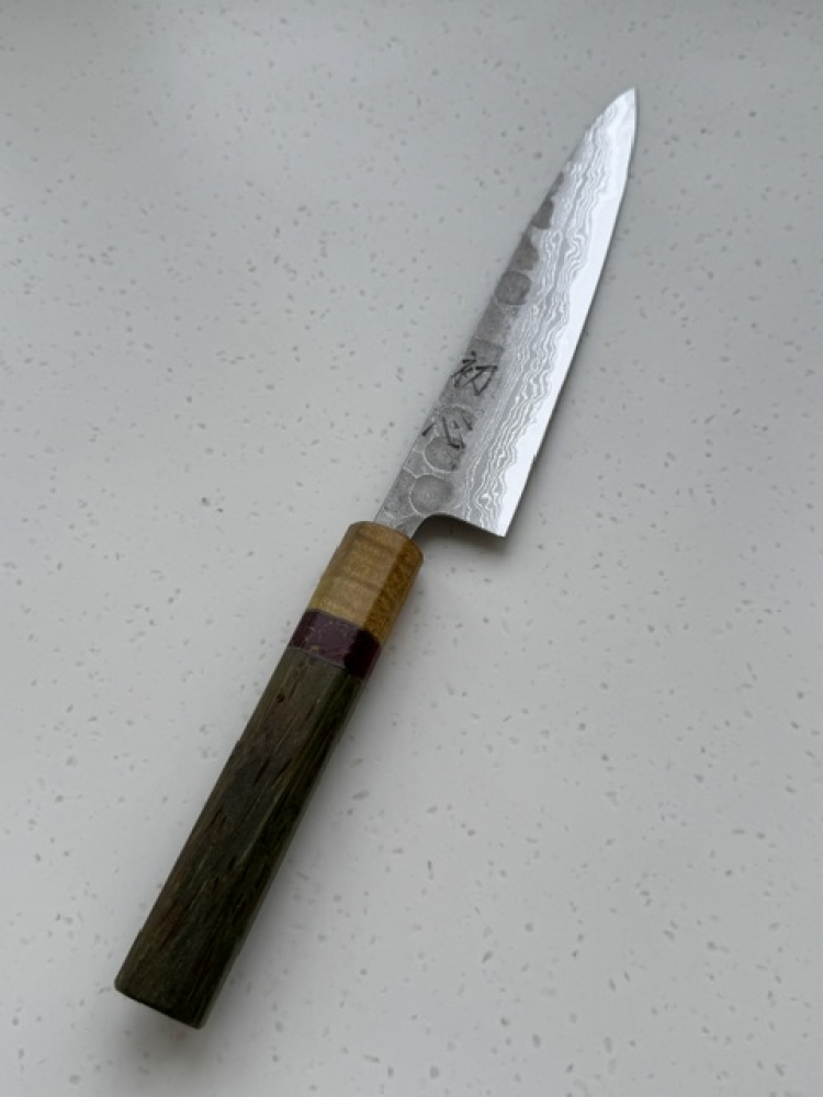 Hatsukokoro Inazuma Aogami Super 150mm Petty