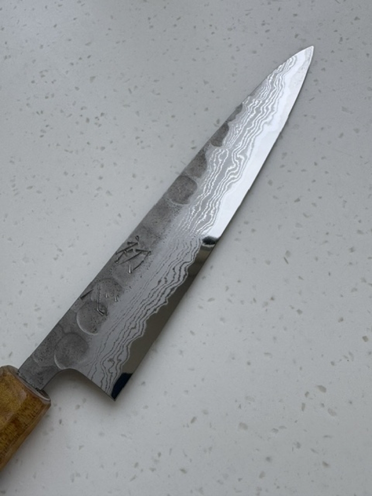 Hatsukokoro Inazuma Aogami Super 150mm Petty
