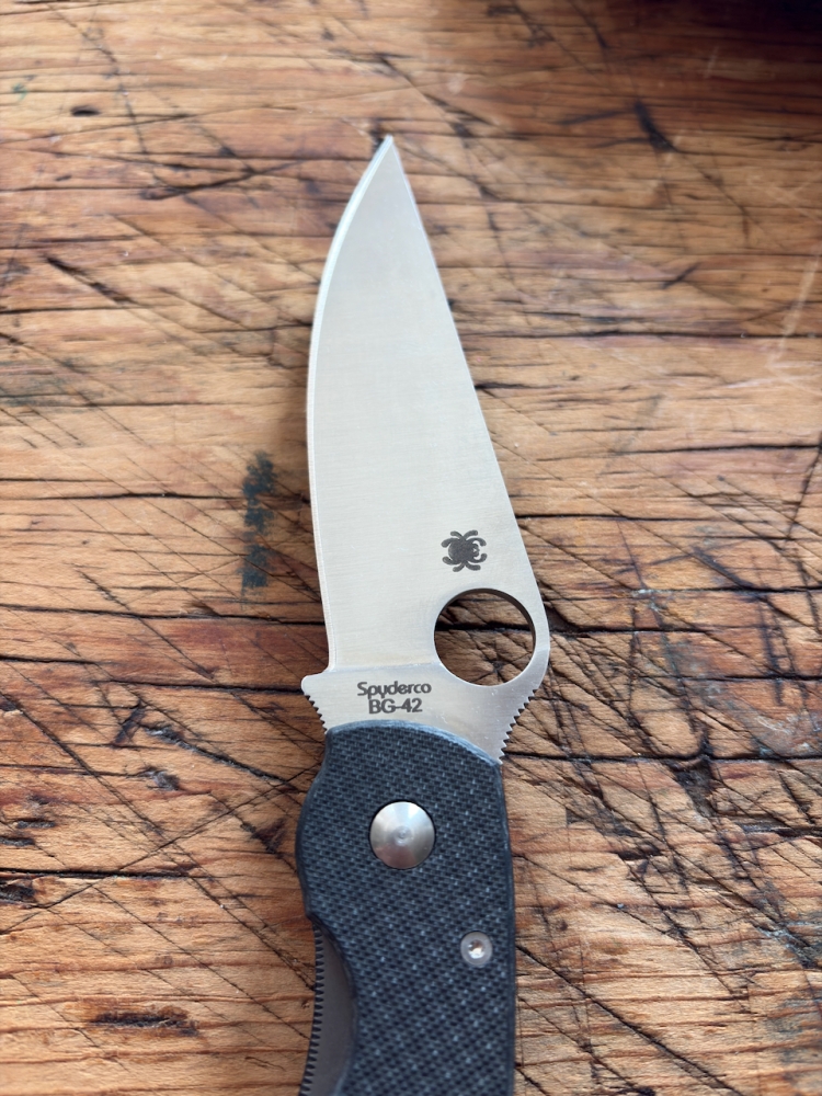 Spyderco Military Carbon Fiber C36CFBGP GF Sprint Run | Discontinued