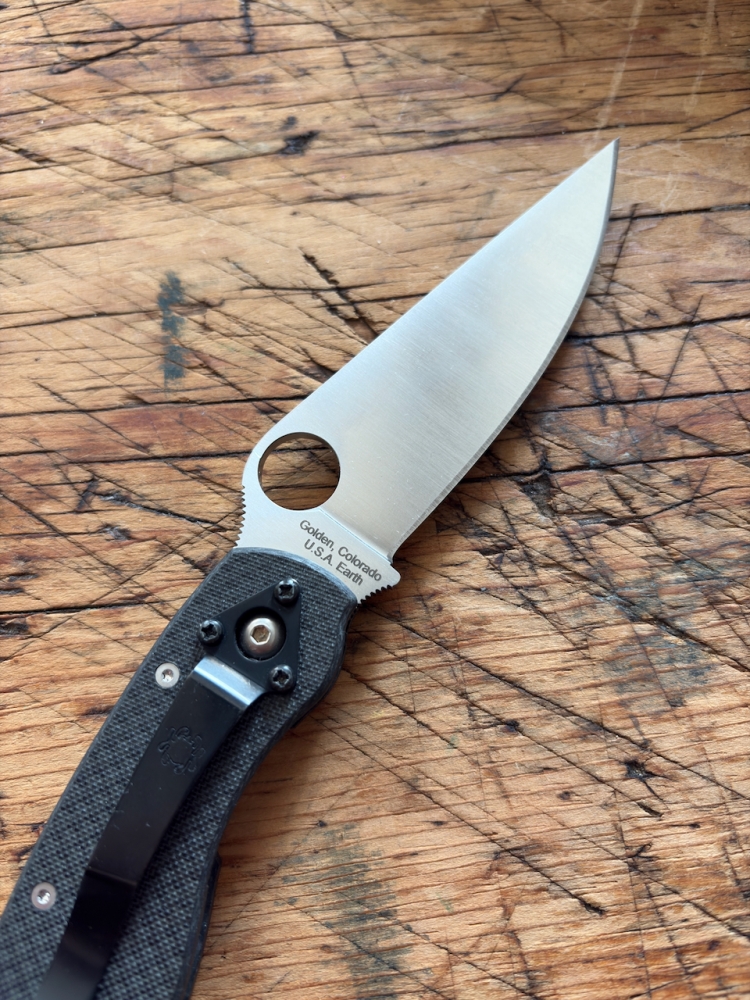 Spyderco Military Carbon Fiber C36CFBGP GF Sprint Run | Discontinued