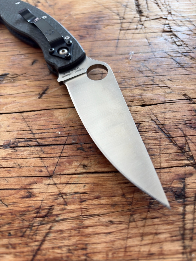 Spyderco Military Carbon Fiber C36CFBGP GF Sprint Run | Discontinued