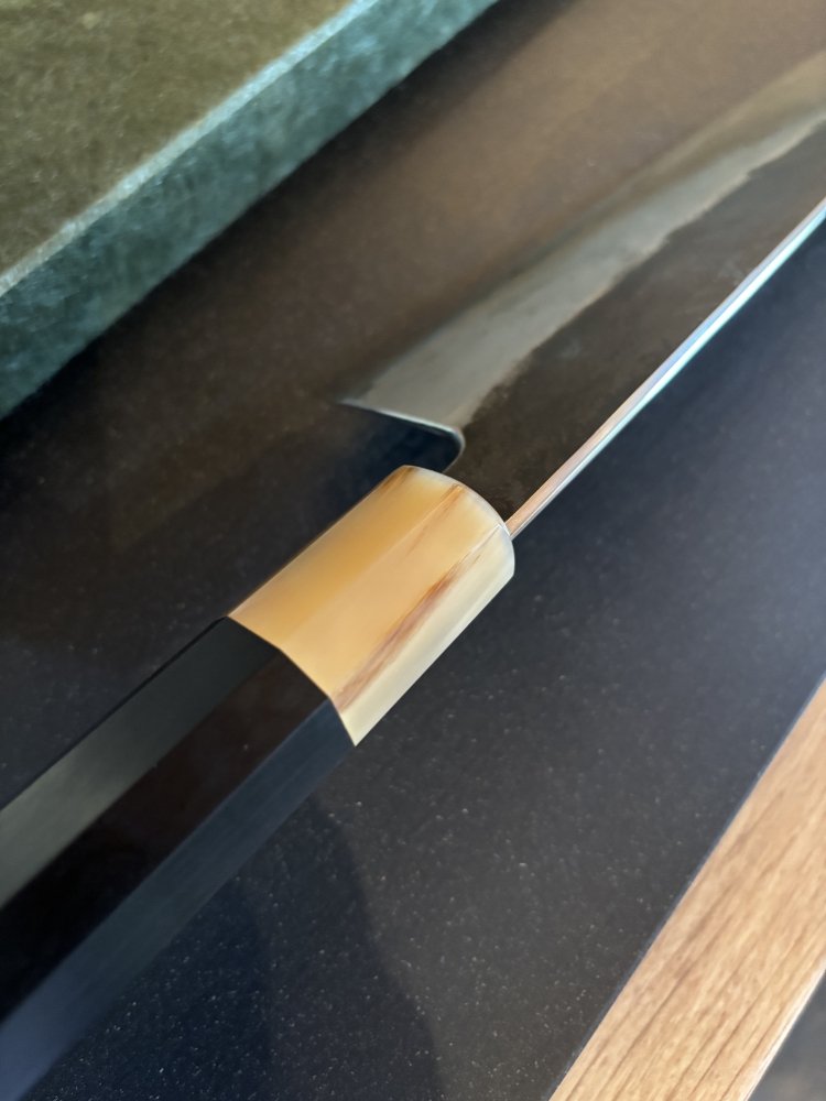 Yoshikazu Tanaka white 1, JNS, 230mm, Ebony handle!!!