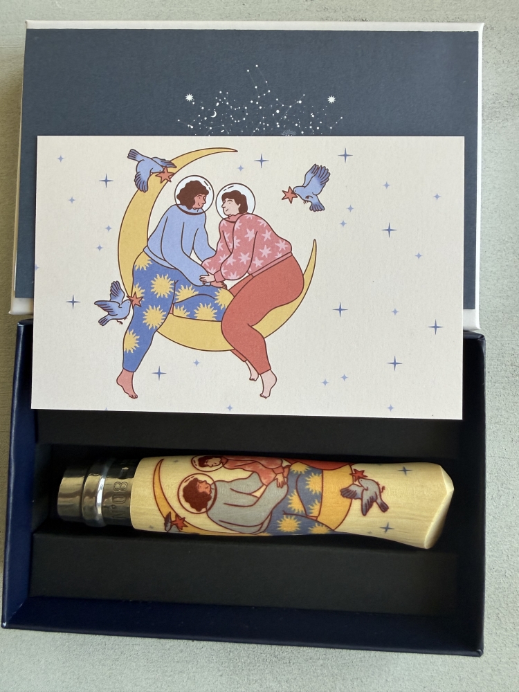Opinel No.08 Cosmos 2025 – Complete 3-Knife Limited Edition Set – Jeanjean, Asile & Dalkhafine
