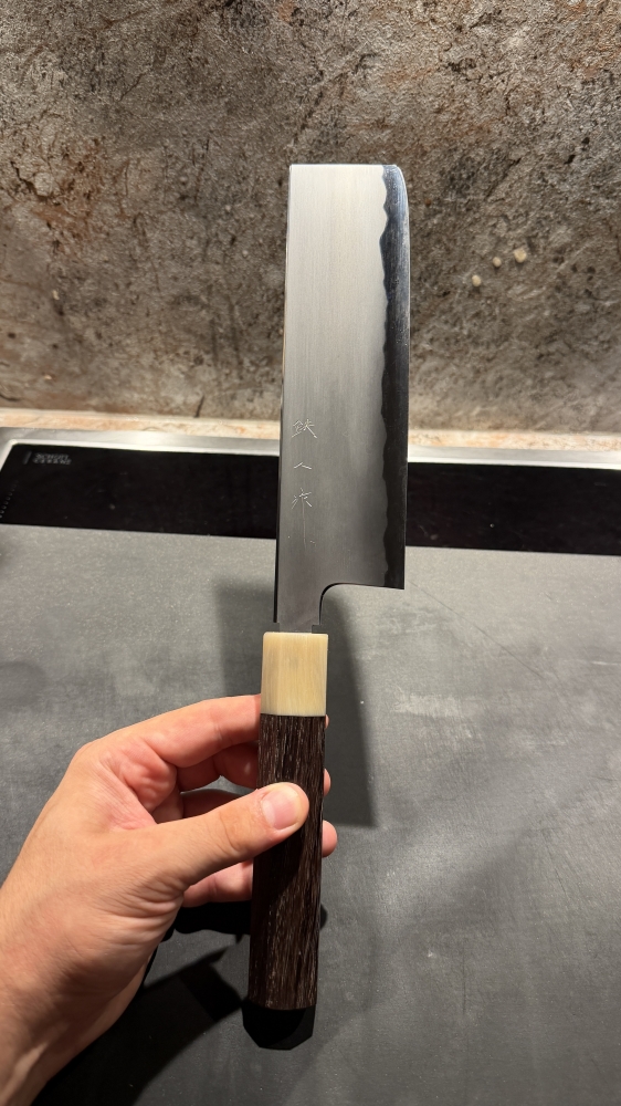 Tetsujin Blue #2 180mm Nakiri + Masamoto KS 165mm Petty (Bundle)