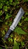 Handmade Tactical Nata Tanto Knife, 80CrV2 High Carbon Steel Bushcraft Cleaver, Chisel Grind Outdoor Survival Tool, Custom Jute Micarta