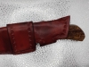  Drop Point Damascus Script Stone