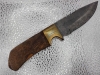  Drop Point Damascus Script Stone