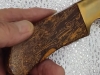  Drop Point Damascus Script Stone